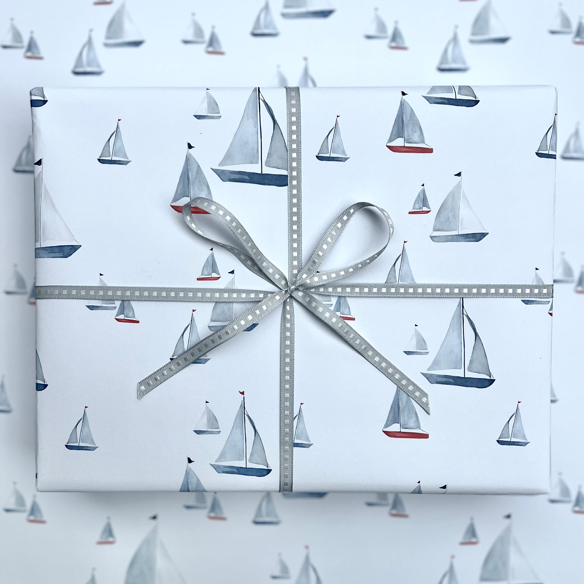 Sailing Boat Wrapping Paper