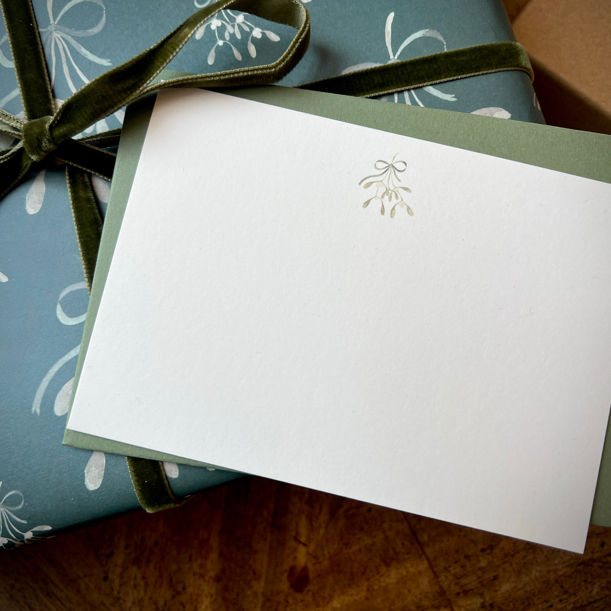 Mistletoe Note Cards