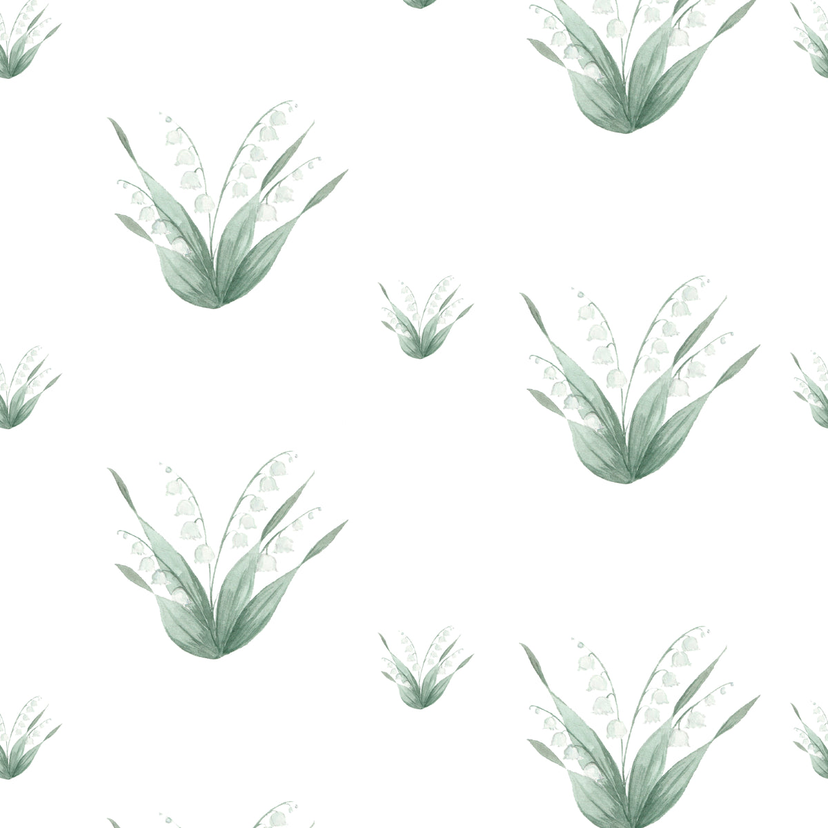 Lily of the Valley Plant Wrapping Paper