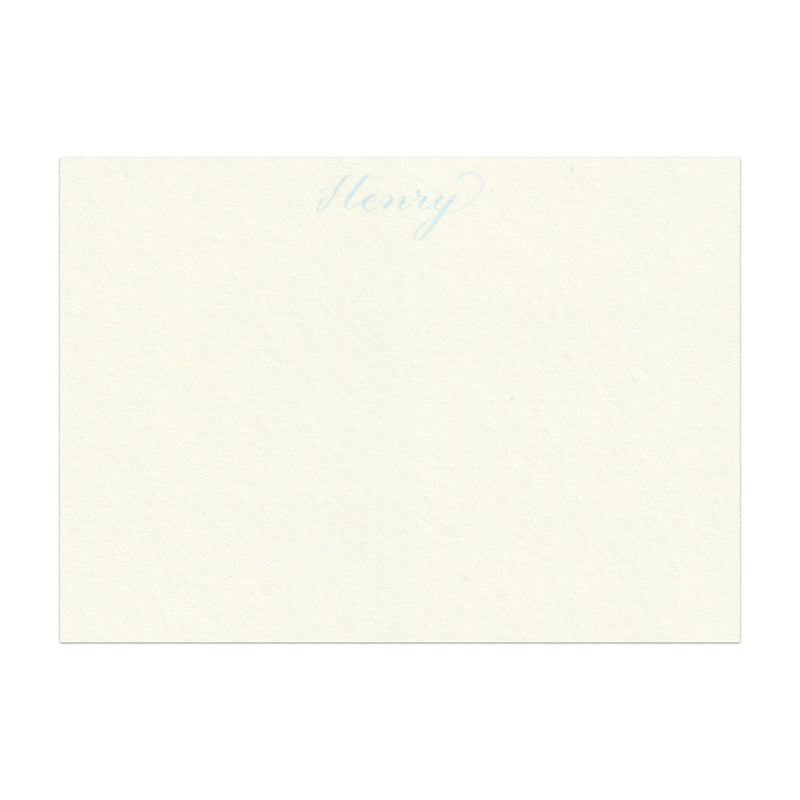 Baby Boy Note Cards in Cotton