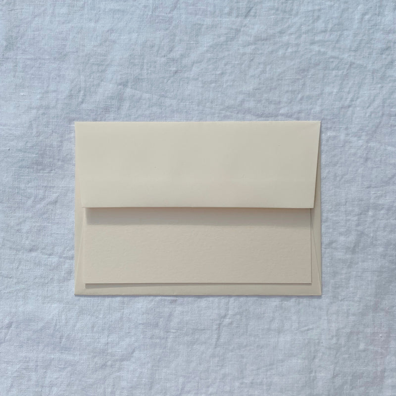 Personalised note cards in ballet pink with calligraphy name, monogram or address