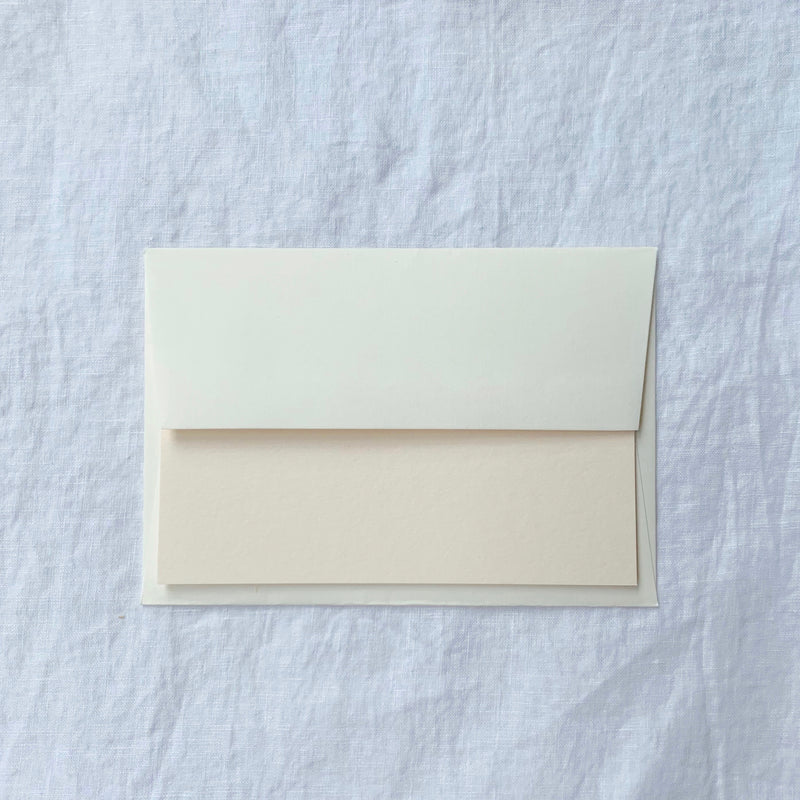 Personalised note cards in ballet pink with calligraphy name, monogram or address