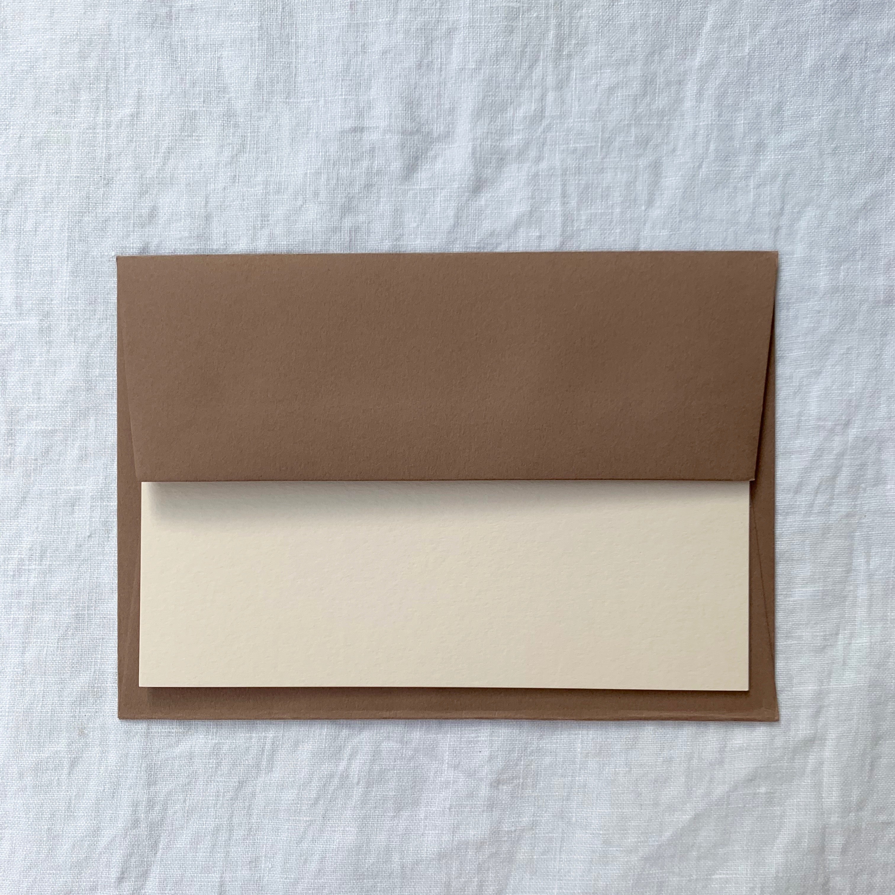 Personalised note cards in ballet pink with calligraphy name, monogram or address