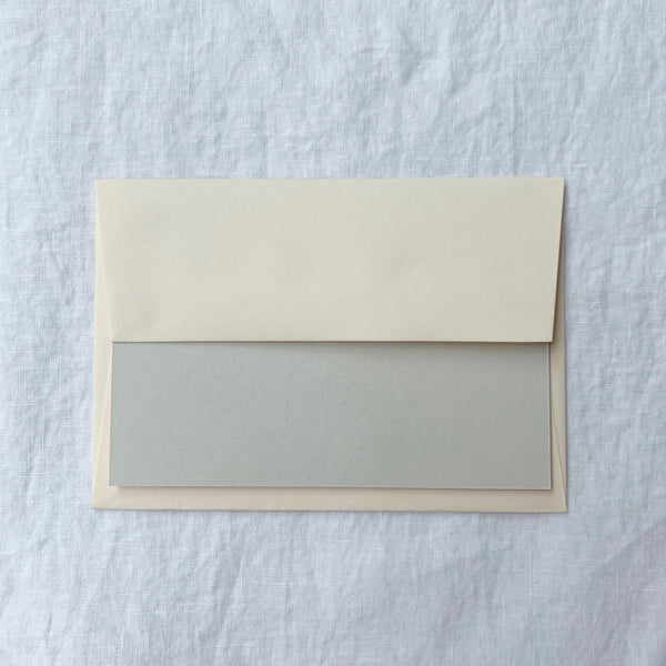 Baby Girl Note Cards in Dove
