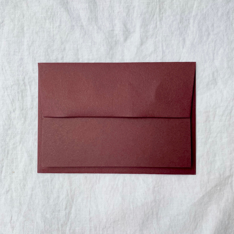 Plain Note Cards in Grape