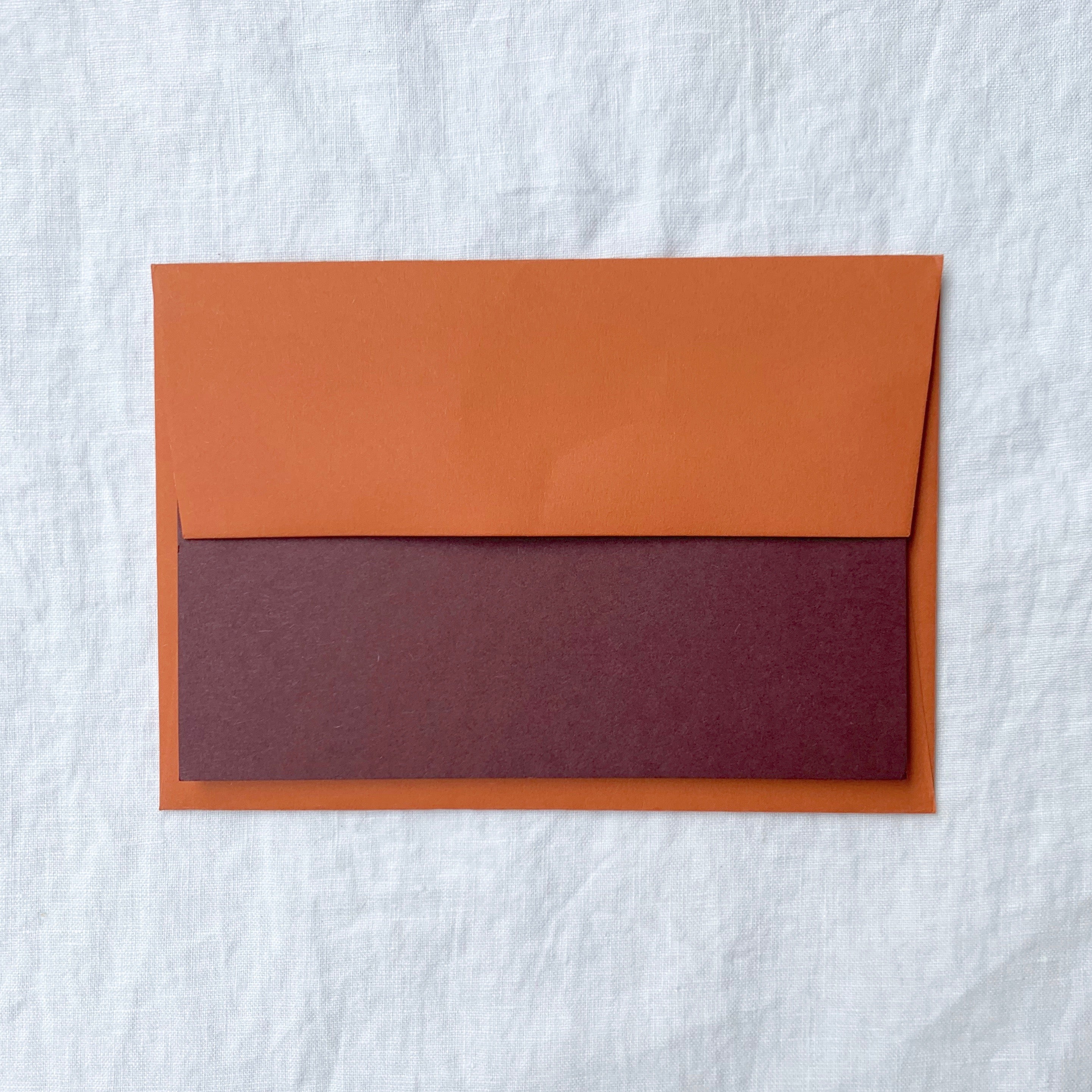 Plain Note Cards in Grape