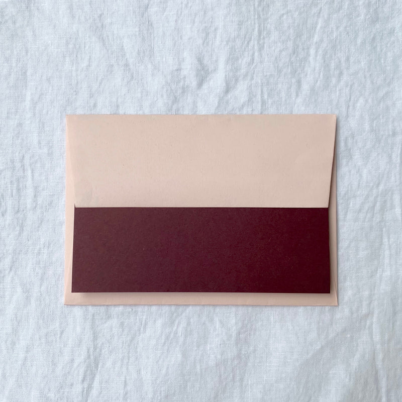 Plain Note Cards in Grape