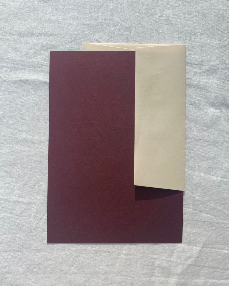 Plain Writing Paper in Grape