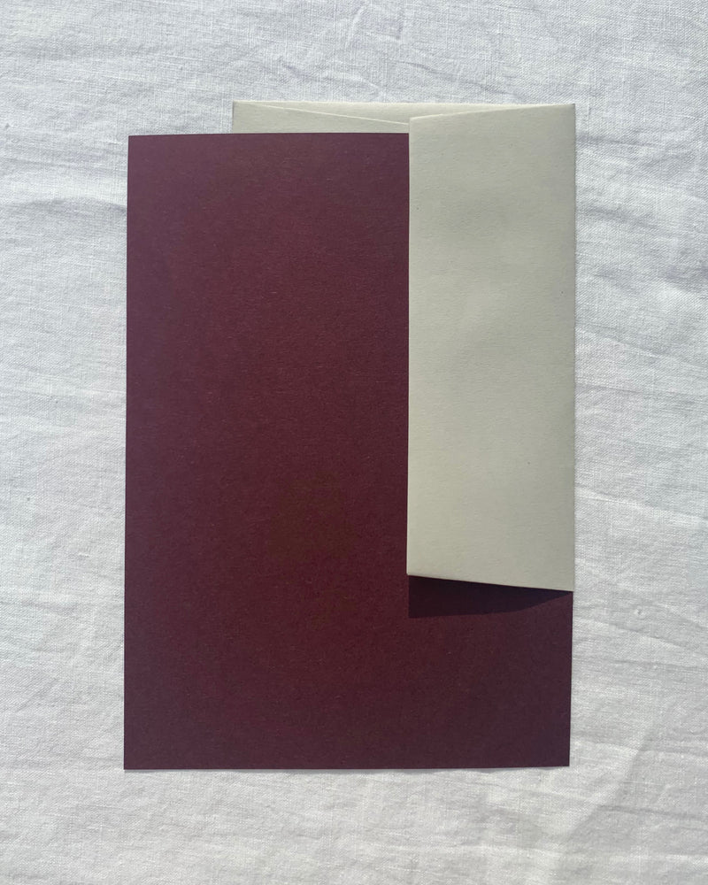 Plain Writing Paper in Grape
