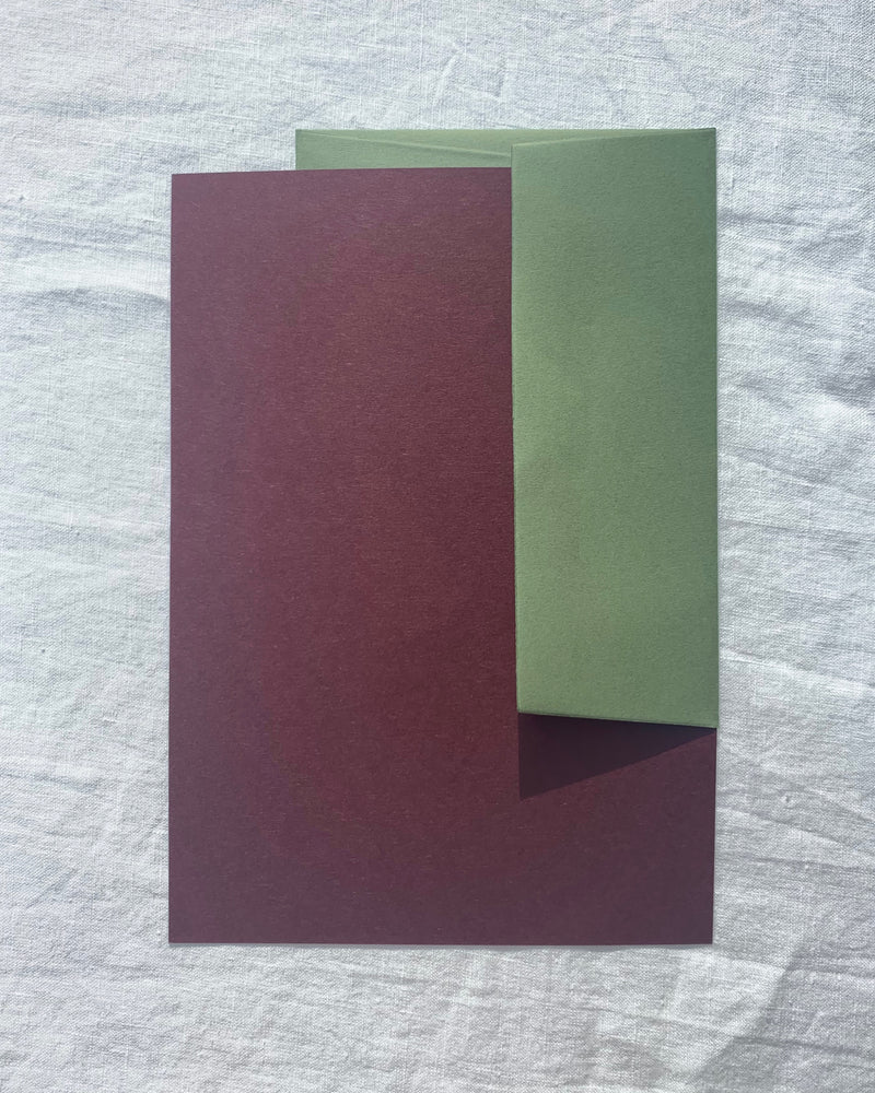 Plain Writing Paper in Grape