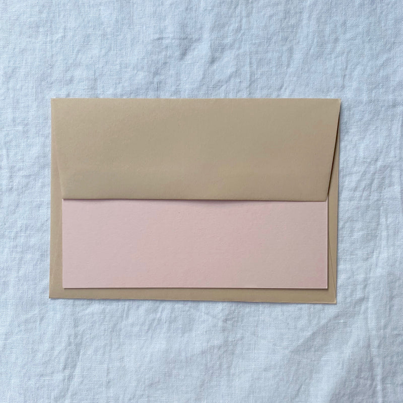 Plain Note Cards in Shell