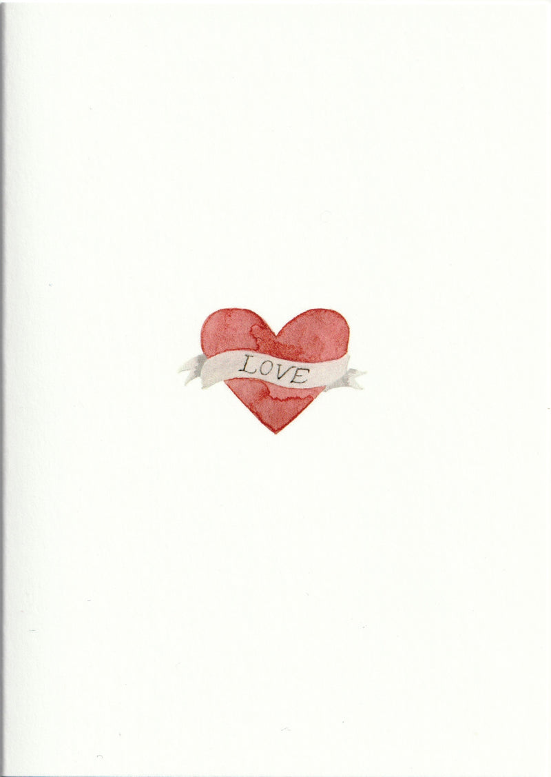 Tattoo Heart Card