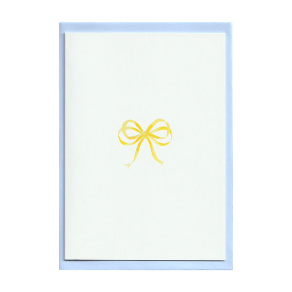 Pack of 5 Marigold Bow Cards