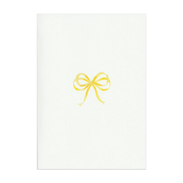 Pack of 5 Marigold Bow Cards