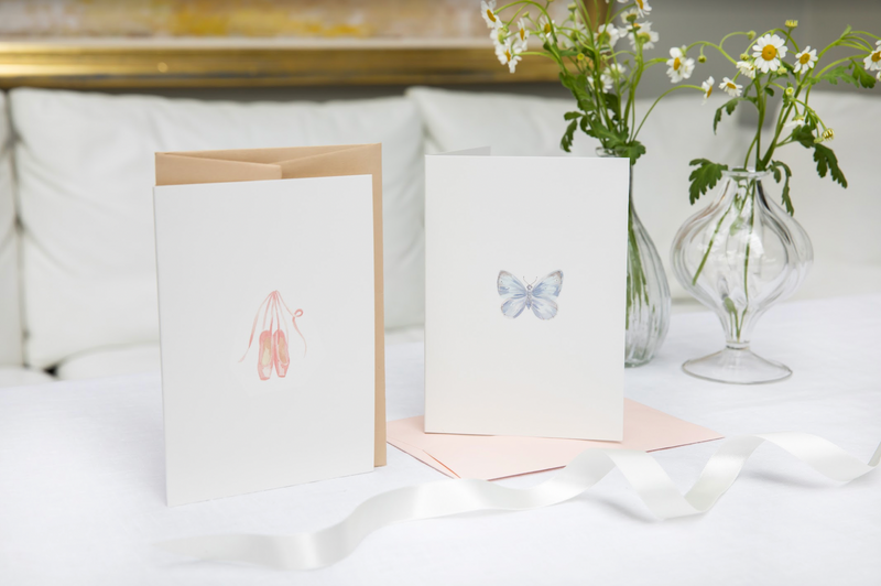 Pack of 5 Ballet Shoes Cards