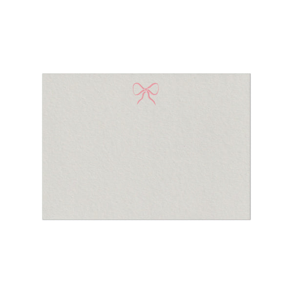 Bow Note Cards in Dove