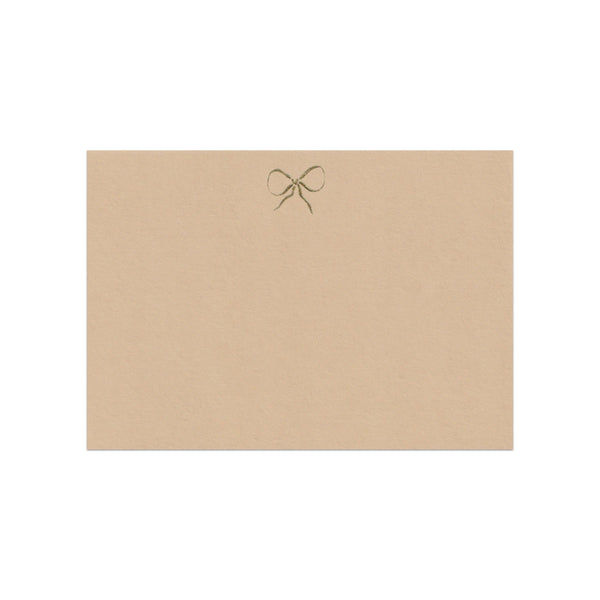 Bow Note Cards in Oat