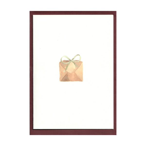 Brown Paper Package Card