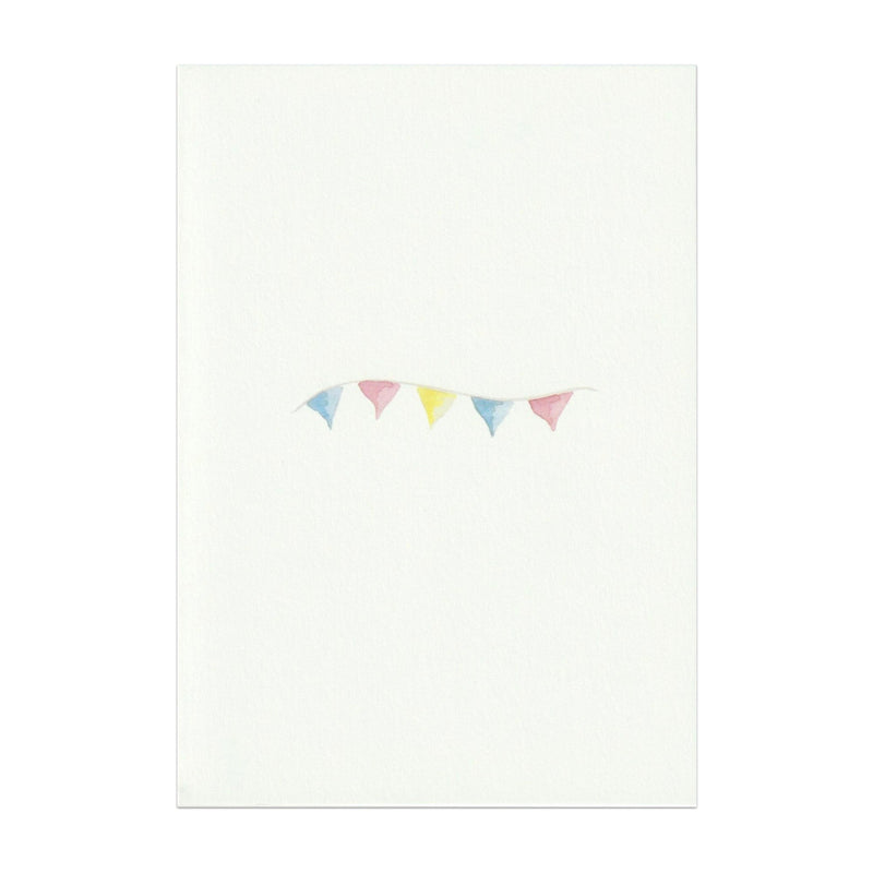 Pack of 5 Bunting Card Cards