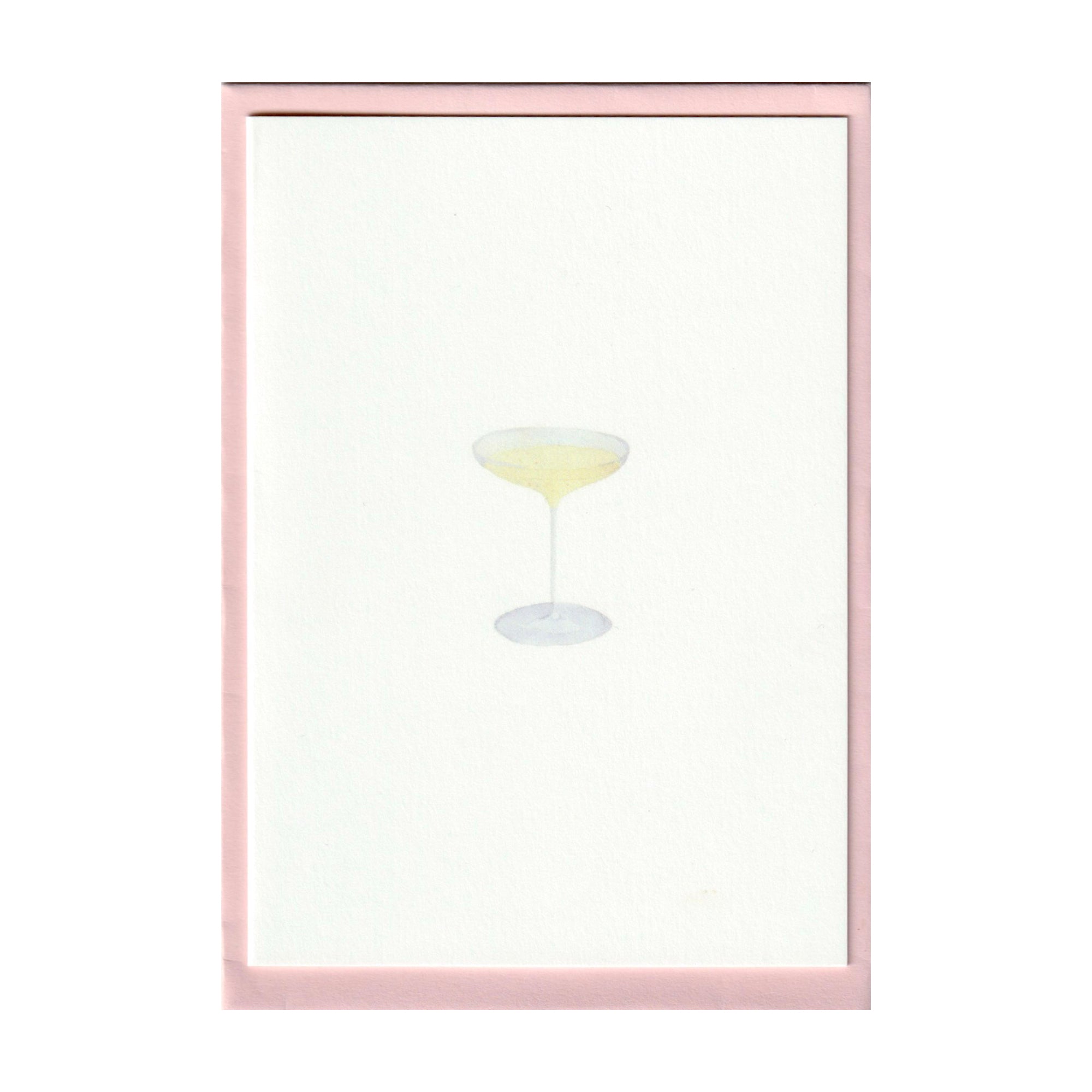Champagne coupe greetings card by Memo Press