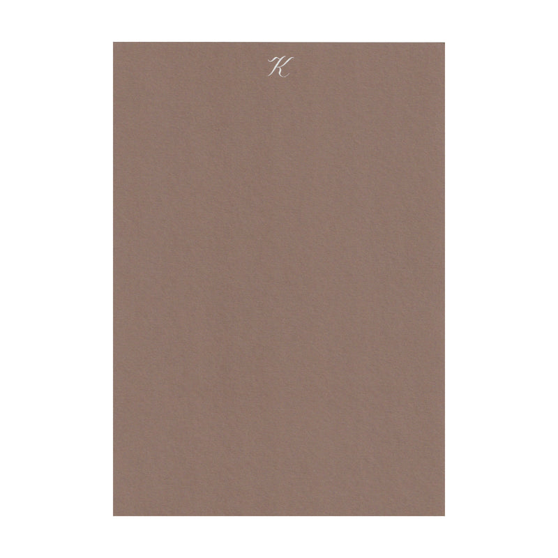 Personalised Writing Paper in Nubuck