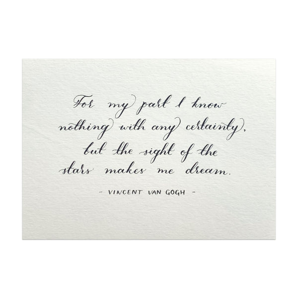 Quote Card : For my part...