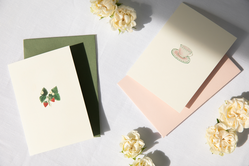 Pack of 5 Teacup Cards