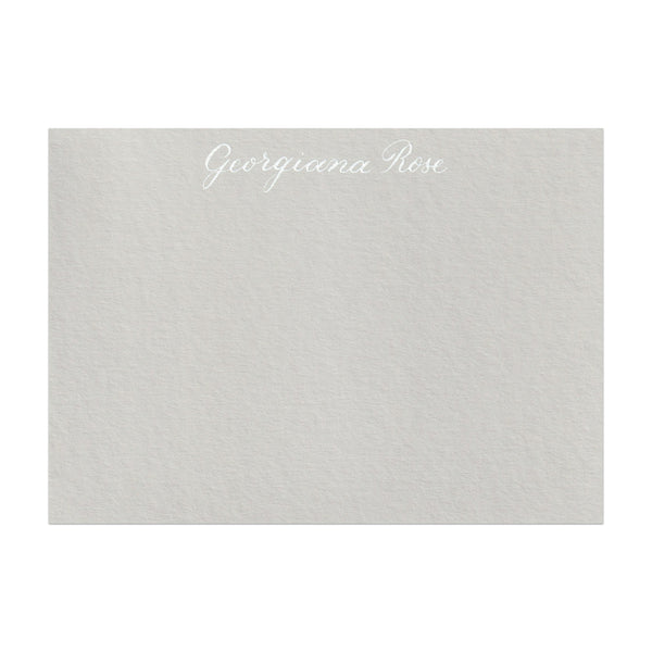 Baby Girl Note Cards in Dove