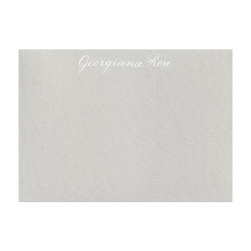 Baby Girl Note Cards in Dove