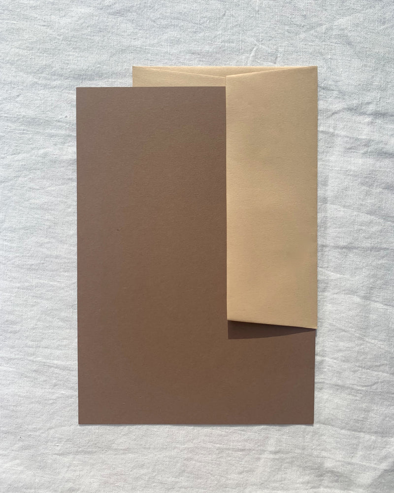 Personalised Writing Paper in Nubuck
