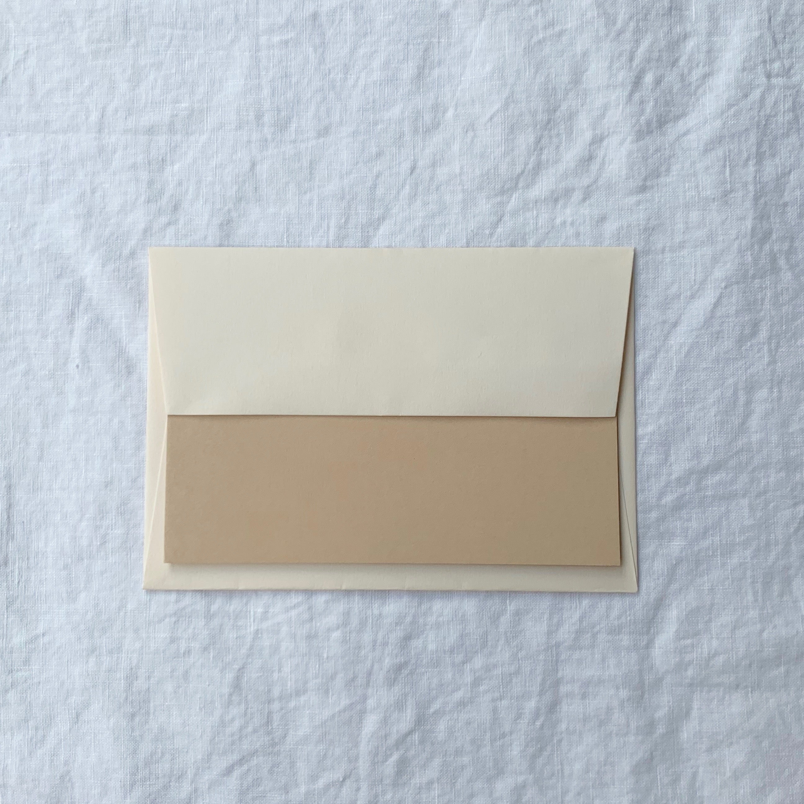 Personalised Note Cards in Oat