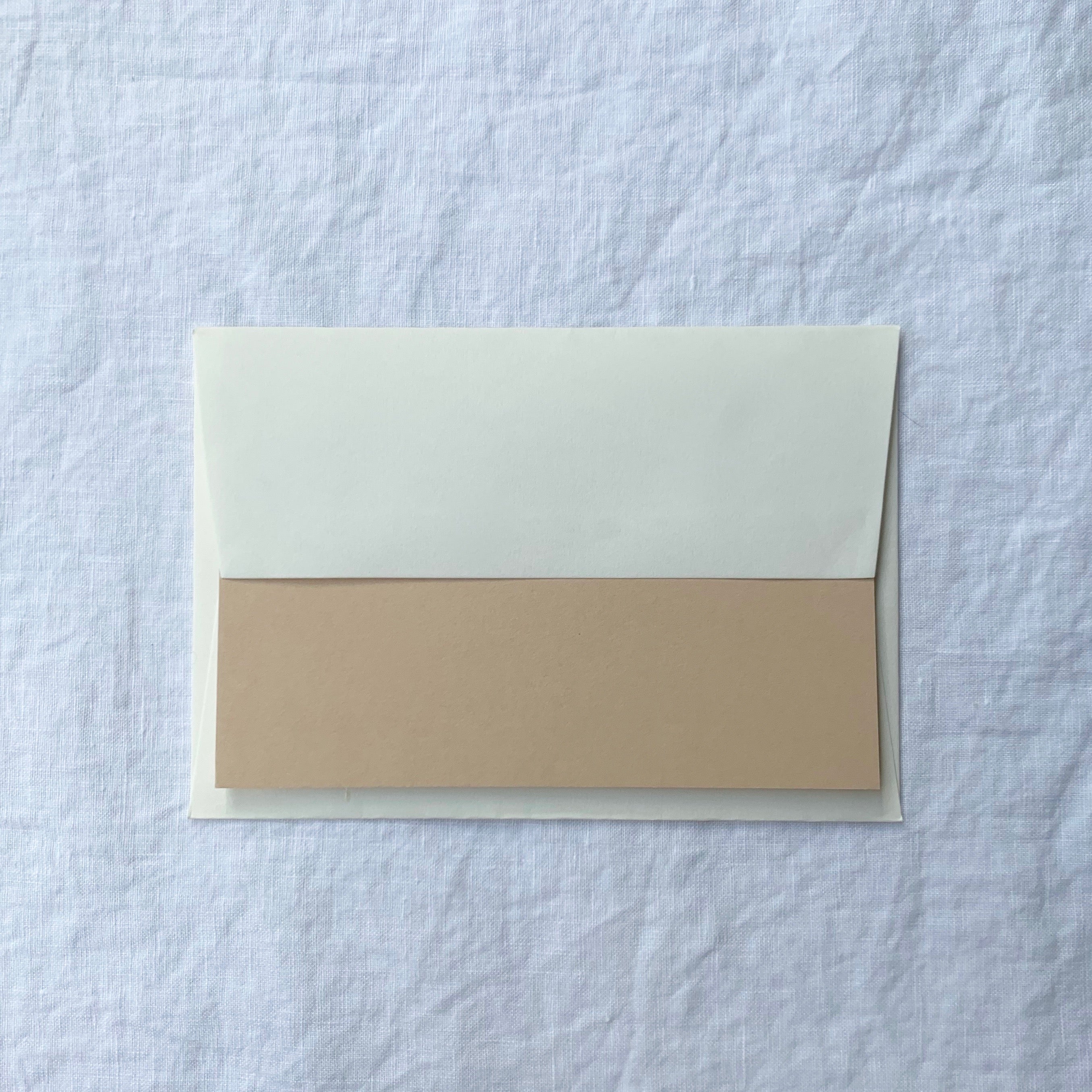 Personalised Note Cards in Oat