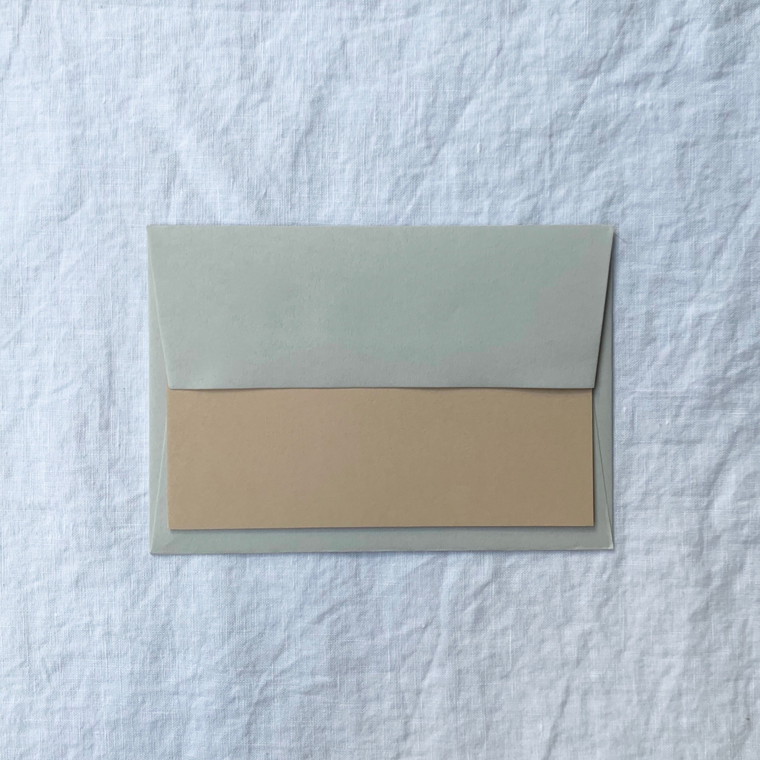 Personalised Note Cards in Oat