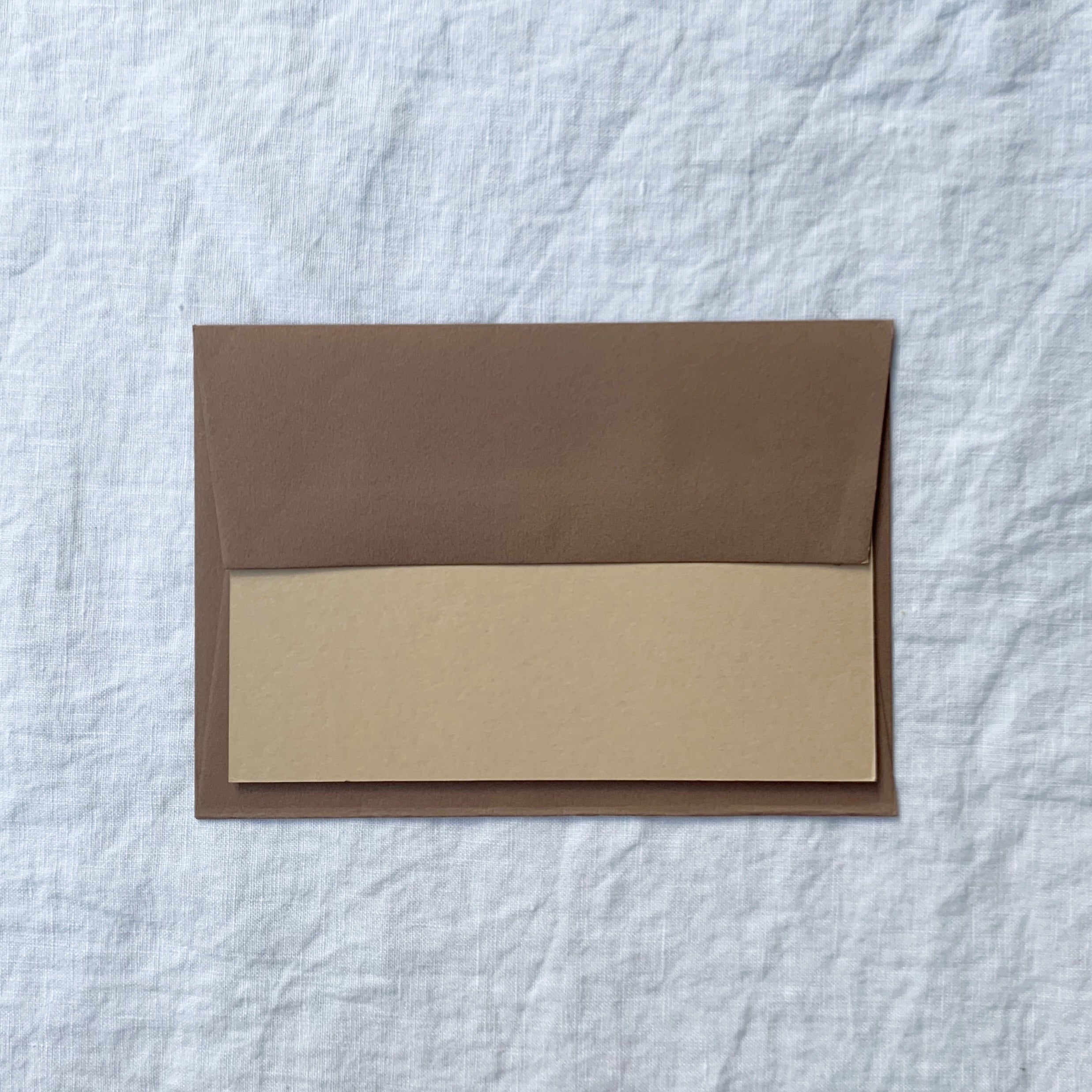 Personalised Note Cards in Oat