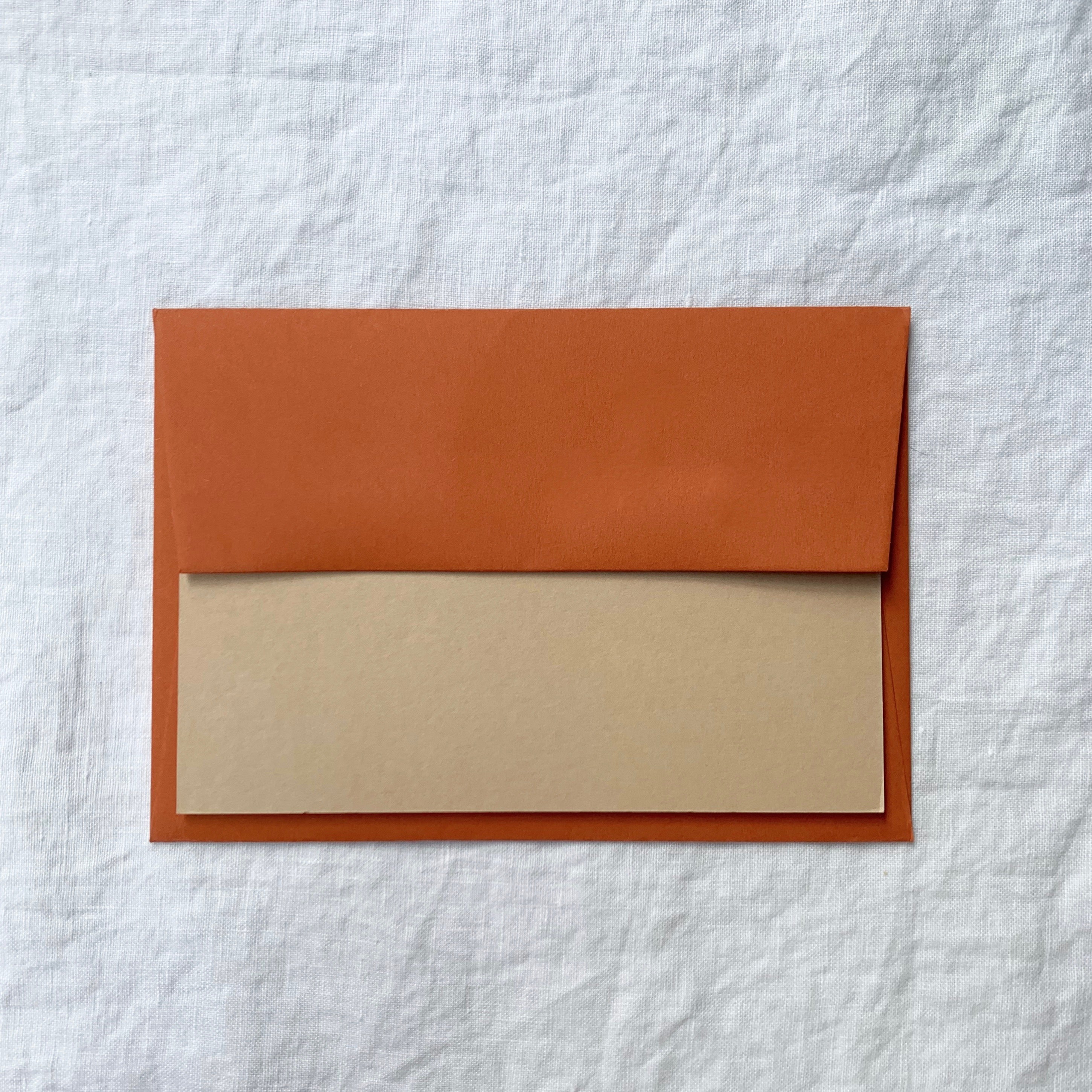Personalised Note Cards in Oat