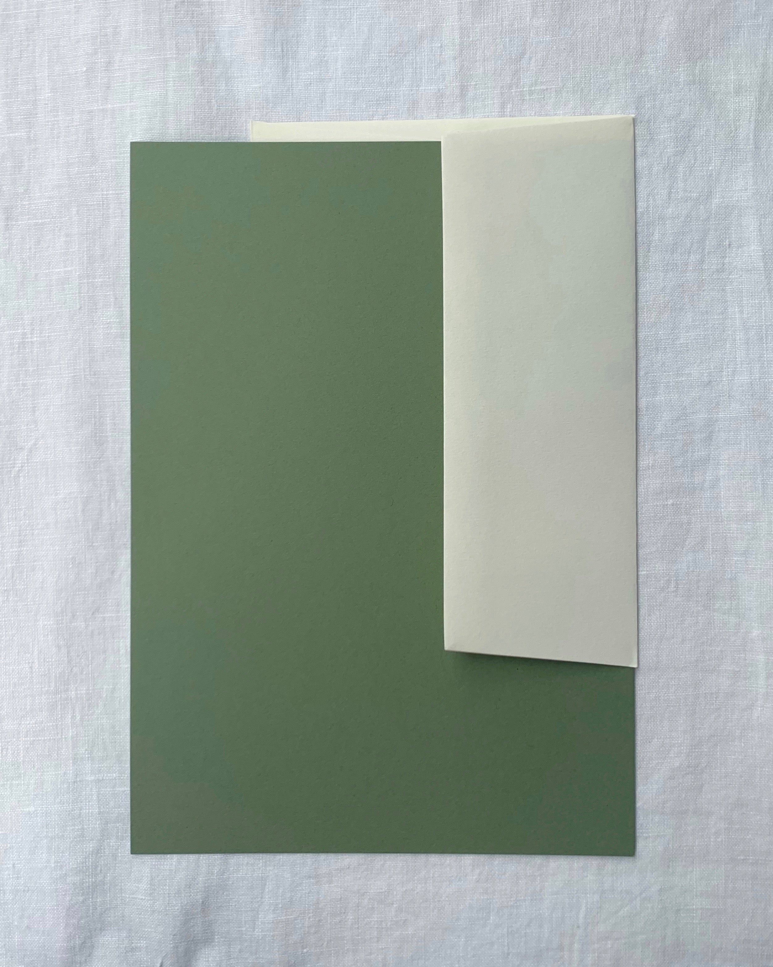 Personalised Writing Paper in Olive