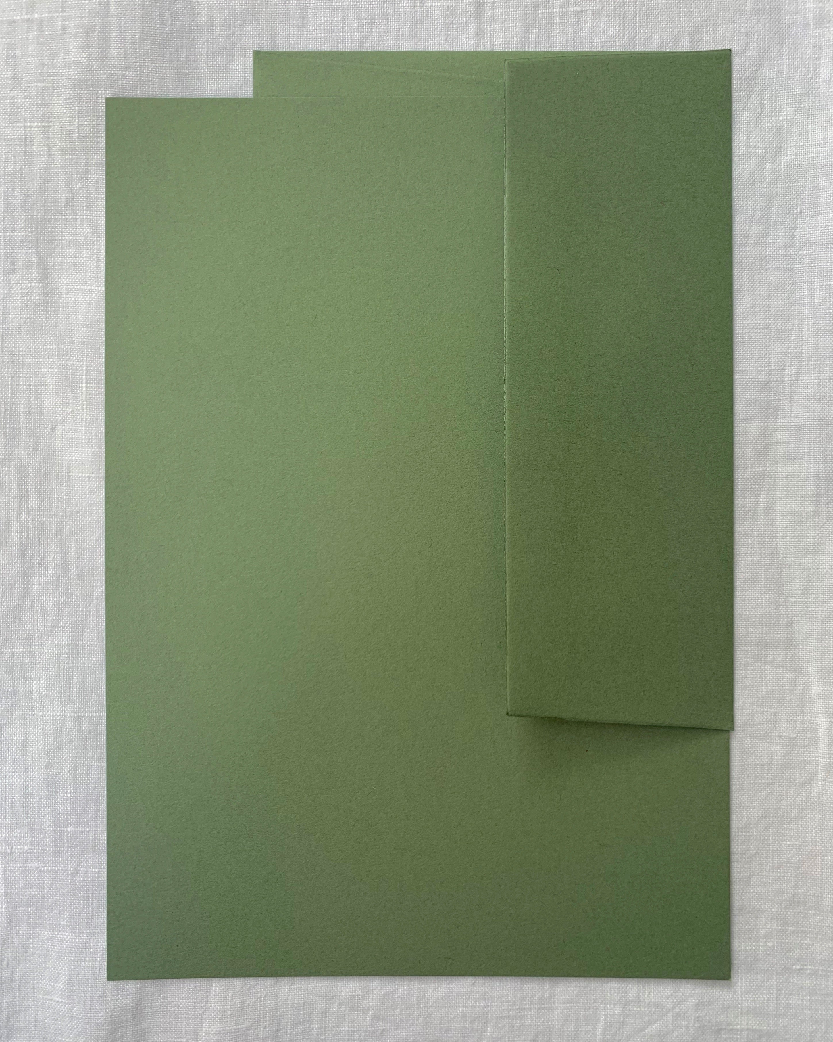 Personalised Writing Paper in Olive