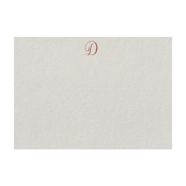 Personalised Note Cards in Dove