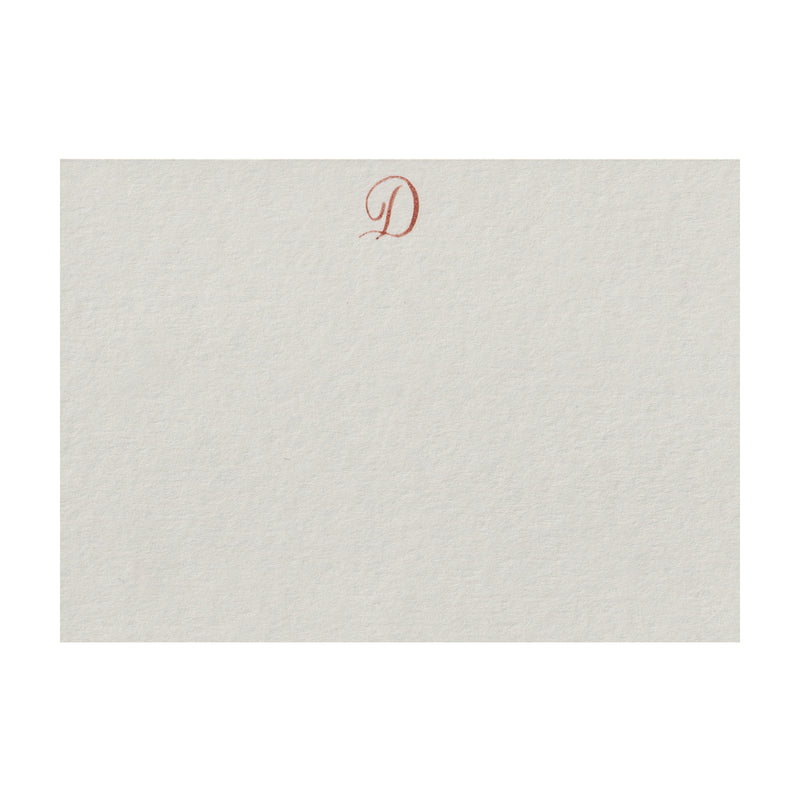 Personalised Note Cards in Dove