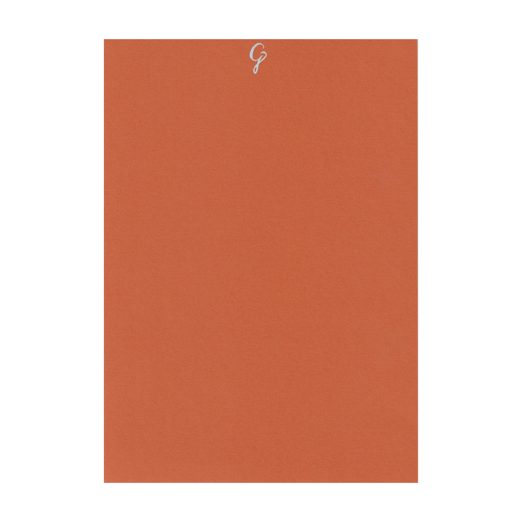 Personalised Writing Paper in Russet