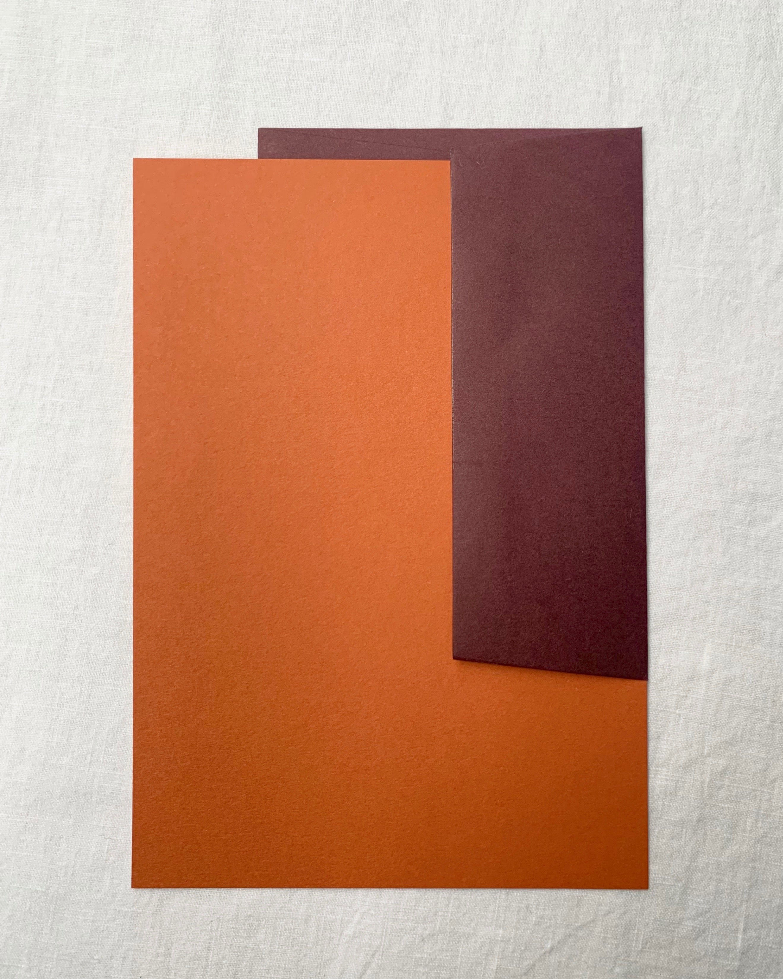 Personalised Writing Paper in Russet