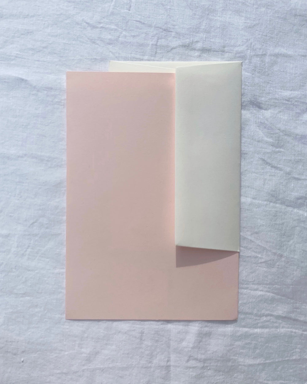 Plain Writing Paper in Shell Pink