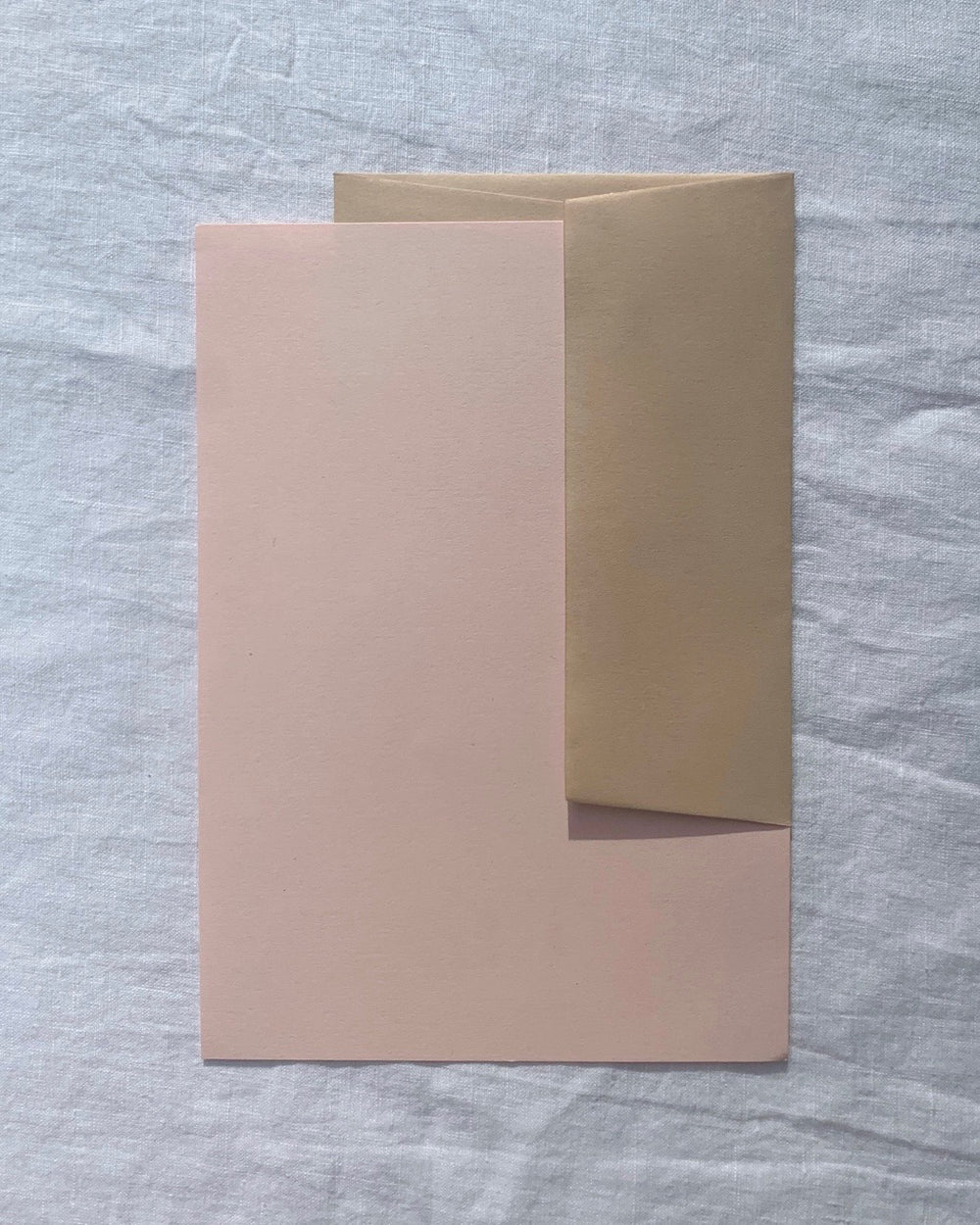 Plain Writing Paper in Shell Pink