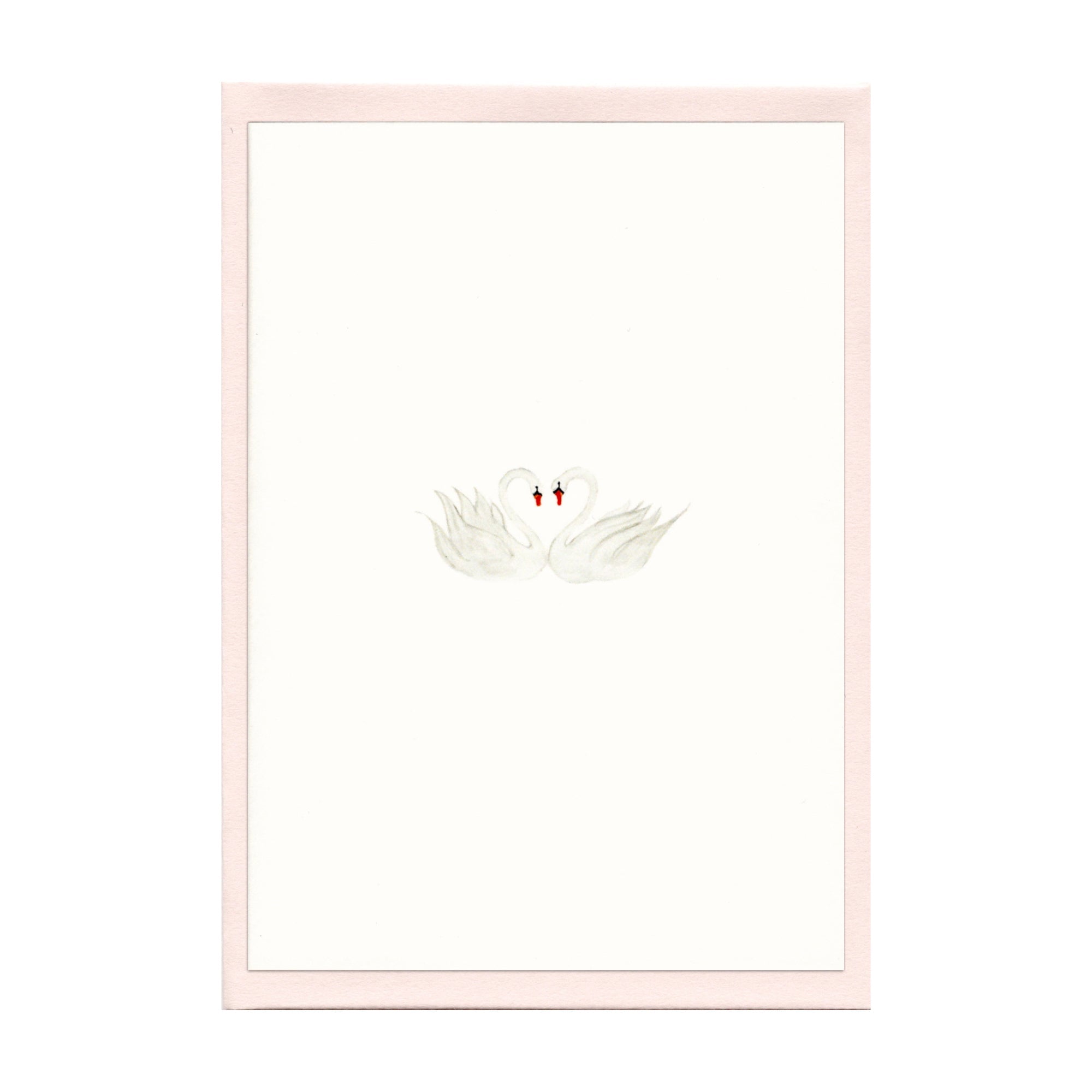 Pack of 5 Pair of Swans Cards